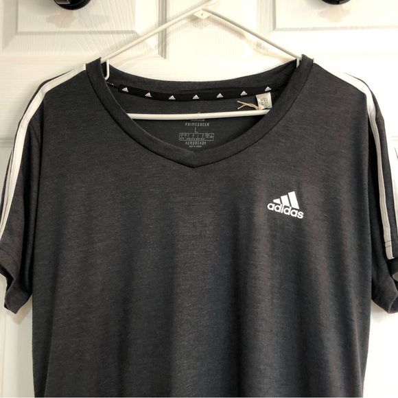 Adidas 3-Stripes AeroReady Tee - Picture 4 of 16